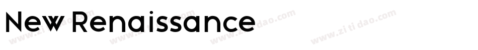 New Renaissance字体转换